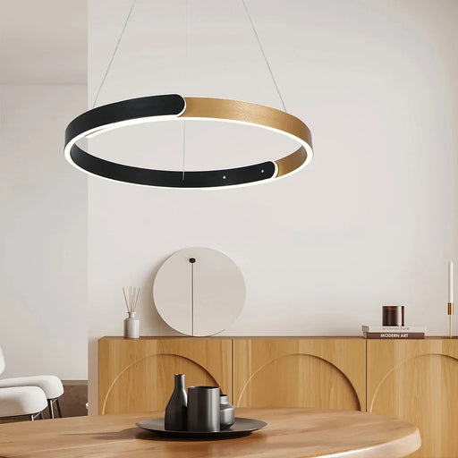 elevenpast pendant light Aurex Halo Pendant - Black and Gold PEN252 CCT 6007226090505