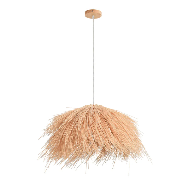 elevenpast pendant Sundara Wood and Rattan Pendant Light PEN258 RATTAN 6007226090604