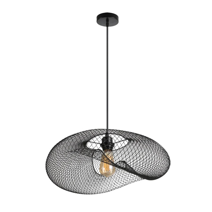 elevenpast pendant light Shadow Weave Metal Pendant Light - Black PEN261 BLACK 6007226090680