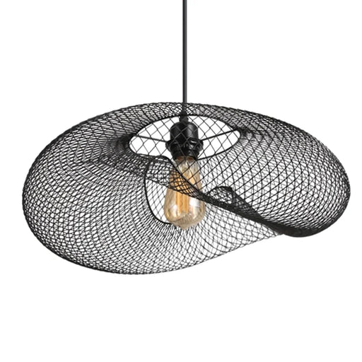 elevenpast pendant light Shadow Weave Metal Pendant Light - Black PEN261 BLACK 6007226090680