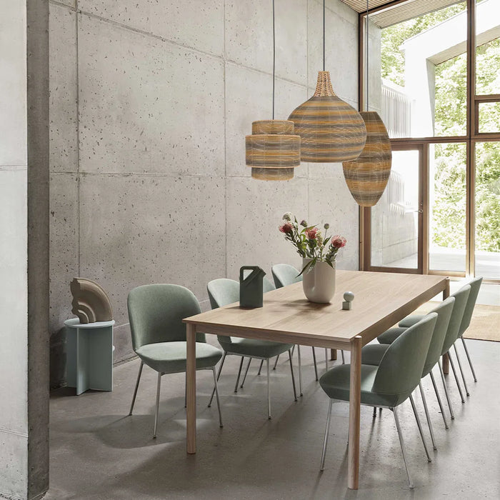 elevenpast pendant light Breeza Cocoon Woven Pendant Light PEN300 BK/RATTAN 6007226090734