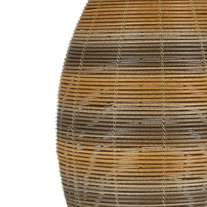 elevenpast pendant light Breeza Cocoon Woven Pendant Light PEN300 BK/RATTAN 6007226090734