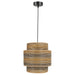 elevenpast pendant light Breeza Tower Woven Pendant Light PEN301 BK/RATTAN 6007226090741