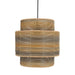 elevenpast pendant light Breeza Tower Woven Pendant Light PEN301 BK/RATTAN 6007226090741