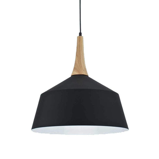 elevenpast Lighting Fixtures Black Ramba Pendant Light Metal PEN393/1 BLACK 6007226063509