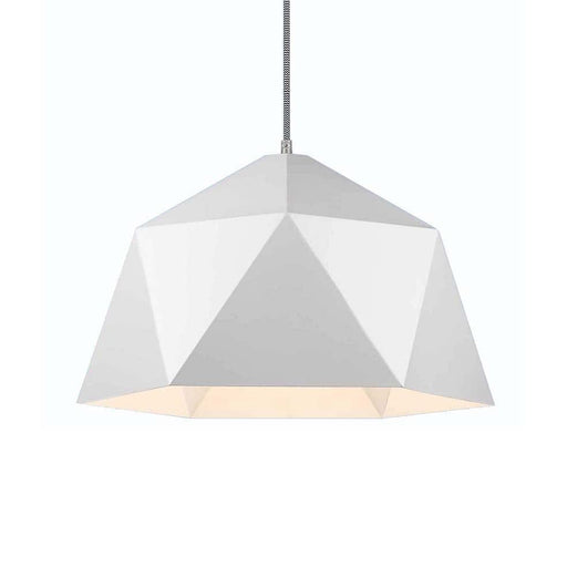 elevenpast Ceiling Light Fixtures White Geo Triangle Pendant Light PEN399 WHITE 6007226065909