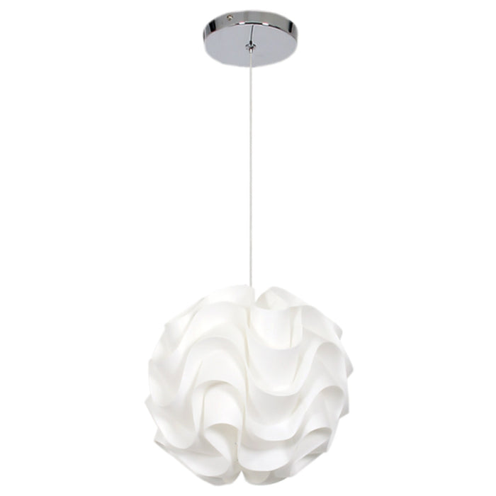 elevenpast Lighting Fixtures Bloom Polypropylene Pendant Light PEN421/1 WHITE 6007226049497