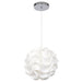 elevenpast Lighting Fixtures Bloom Polypropylene Pendant Light PEN421/1 WHITE 6007226049497