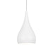 elevenpast Pendant White Tello Metal Pendant Light | Black or White PEN422/1 WHITE