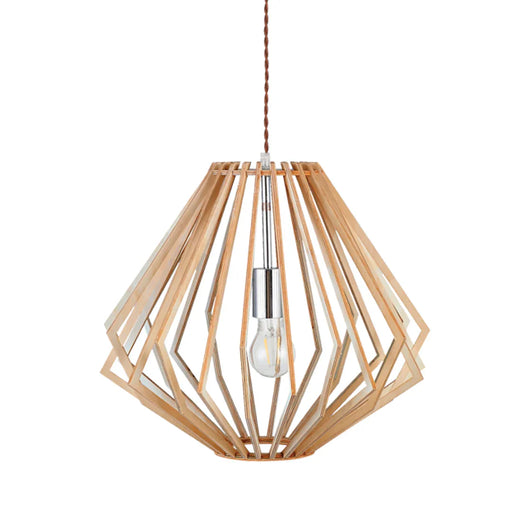 elevenpast Fizzling Bell Pendant Light PEN444 WOOD 6007226065114