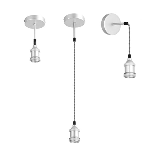 elevenpast Pendant, wall, ceiling light TrioFlex 3-in-1 Satin Chrome Light Kit PEN503 SATIN CHROME
