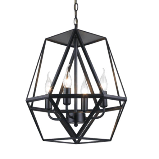 elevenpast Ceiling Light Rudi Chandelier Light Fitting PEN528/4 BLACK 6007226058864