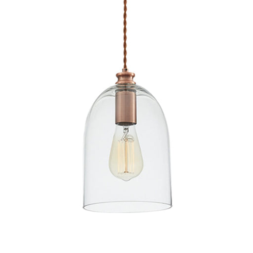 elevenpast Lighting Fixtures Copper P with Clear Glass Bell PEN534 CLEAR 6007226059762