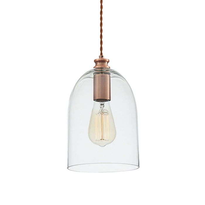 elevenpast Lighting Fixtures Copper P with Clear Glass Bell PEN534 CLEAR 6007226059762