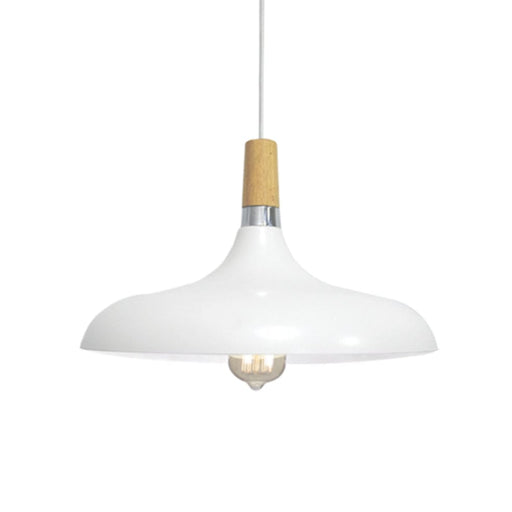 elevenpast Lighting White Aruba Curve Pendant Light PEN555 WHITE 6007226075649