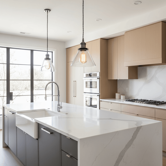 elevenpast Ceiling Light Fixtures Hindley Pendant Light Glass 18cm Diameter PEN576 SATIN 6007226066340