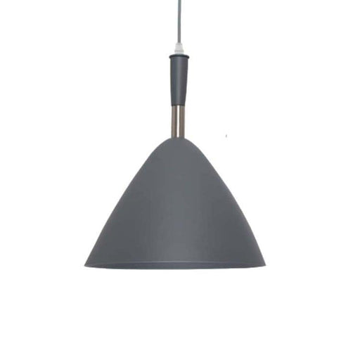 elevenpast Grey Scandi Pendant Light Metal PEN607 GREY