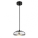 elevenpast pendant light Volta Metal and Glass LED Pendant Light - Smoke PEN616 BLACK 6007226090321