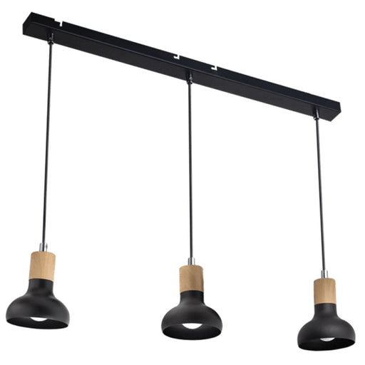 elevenpast Lighting Black Ruth Triple Light Fitting PEN649/3 BLACK 6007226071399