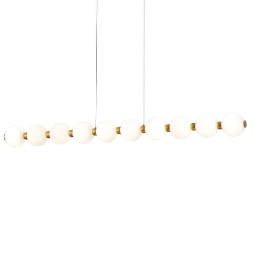 elevenpast Gold Pearl Chandelier Linear 10 Light PEN792/10 GOLD 6007226080483