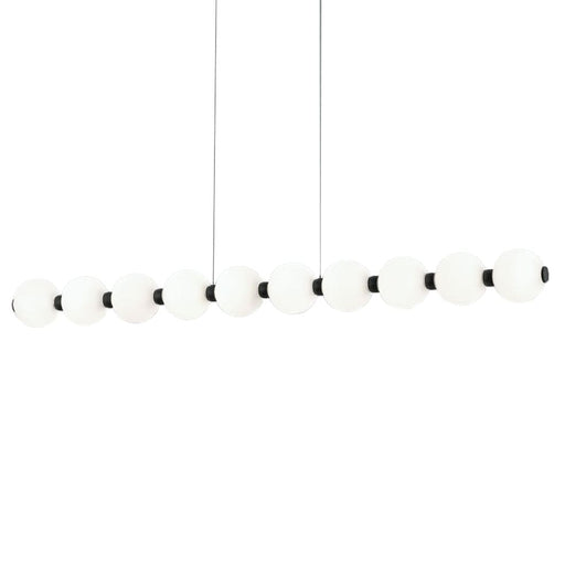 elevenpast Black Pearl Chandelier Linear 10 Light PEN793/10 BLACK 6007226080490