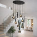 elevenpast pendant light Talos Cascade Pendant Light - Smoke PEN824/12 BK/SMOKE 6007226092387