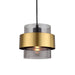 elevenpast Pendant Chloe Pendant Light | Gold and Smoke PEN856 GOLD 6007226084597