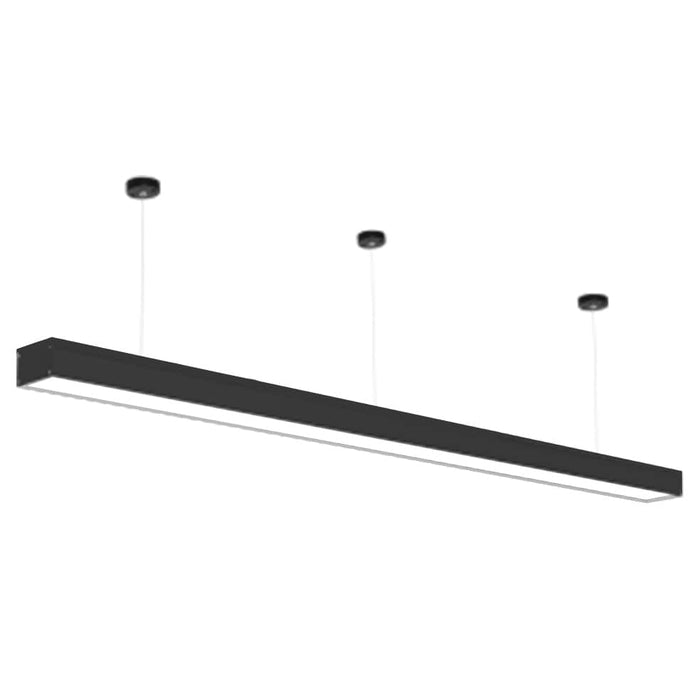 elevenpast Pendant Black / Large Suspended LED Pendant Light | Black or White, 2 Sizes PEN867/72 BLACK