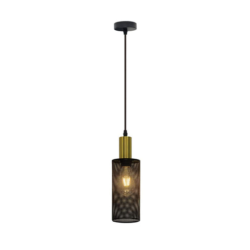 elevenpast Pendant Karena Metal Pendant Light PEN873/1 BK/GD 6007226085655