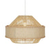 elevenpast pendant light Cannes Tiered Linen and Rope Pendant Light PEN880 NATURAL 6007226088892