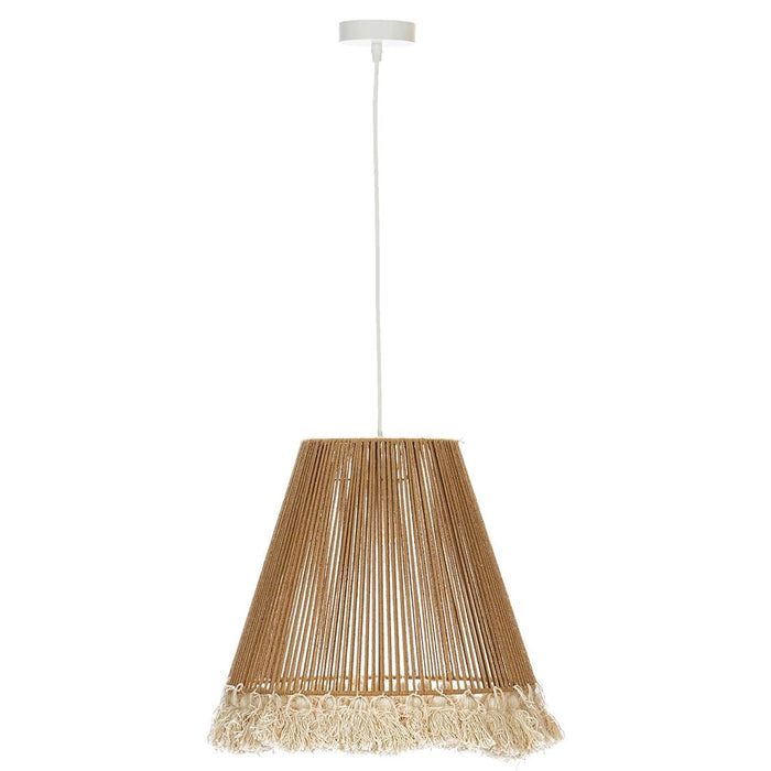 elevenpast pendant light Marrakesh Tasseled Pendant Light PEN883 NATURAL 6007226088922
