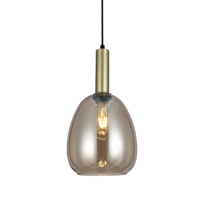 elevenpast pendant light Vero Metal and Glass Pendant Light - Gold PEN891 CHAMPAGNE 6007226089820