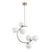 elevenpast pendant light Sickle Cluster Orb Pendant Light PEN894/6 BRASS