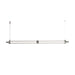 elevenpast pendant light Satin Chrome Linear LED Pendant Light - Modern Bar Suspension PEN895 SATIN 6007226089974