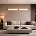 elevenpast pendant light Satin Chrome Linear LED Pendant Light - Modern Bar Suspension PEN895 SATIN 6007226089974