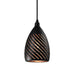 elevenpast pendant light Vortex Perforated Metal Pendant Light - Black PEN897 BLACK 6007226090024