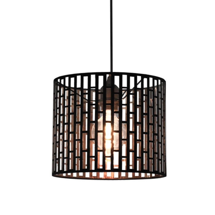 elevenpast pendant light Large Warhol Black and Gold Cage Pendant Light - Small | Large PEN898 BLACK 6007226090031