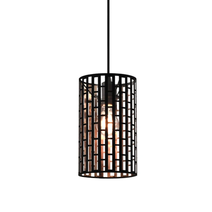 elevenpast pendant light Small Warhol Black and Gold Cage Pendant Light - Small | Large PEN899 BLACK 6007226090048