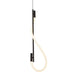elevenpast Pendant Lights Whirl Vertical Metal LED Pendant Light Black PEN951 LED 6007226087512