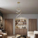 elevenpast pendant light Verve Orbital Metal and Acrylic LED Pendant Light PEN965 GOLD 6007226088045