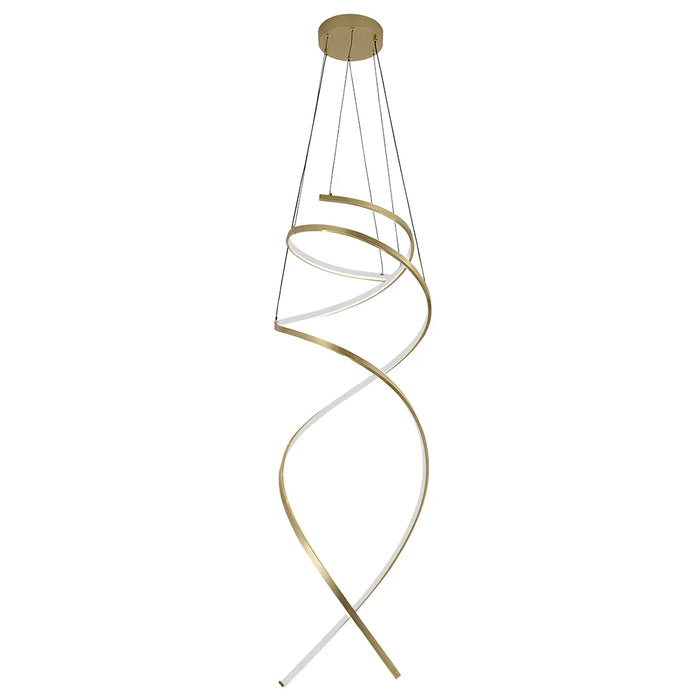 elevenpast pendant light Verve Orbital Metal and Acrylic LED Pendant Light PEN965 GOLD 6007226088045