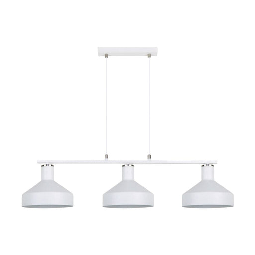 elevenpast Pendant Lights White Diego Metal Trio Pendant Light Black | White PEN969 WHITE 6007226088335