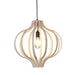 elevenpast Pendant Swirly Wood Pendant Light Natural PEND057