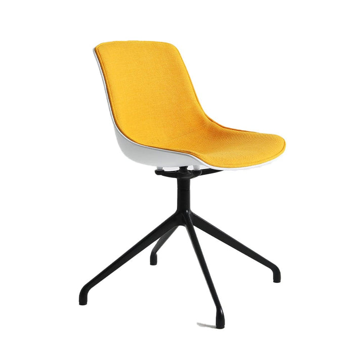 elevenpast Yellow Phoenix 40 Office Chair - Black Base & Fabric PhoenixBlk40Fabric-2