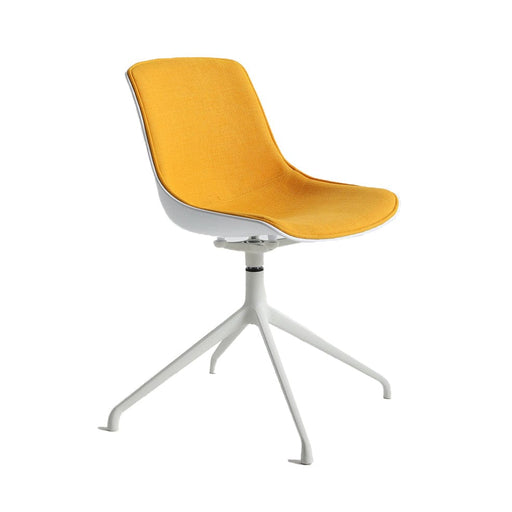elevenpast Yellow Phoenix 40 Office Chair - White Base & Fabric PhoenixWhite40Fabric-2