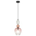 elevenpast Pendant Croft Orb Pink Ceramic and Glass Pendant Light