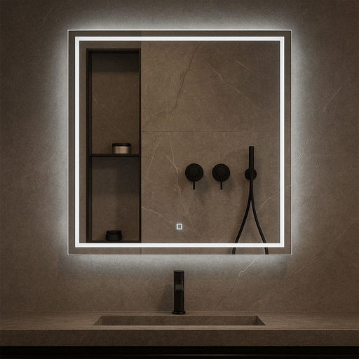 elevenpast LED mirror Frameless LED Mirror – 500x700mm PMM-1001N(LED-NC1)-N 0759649674836