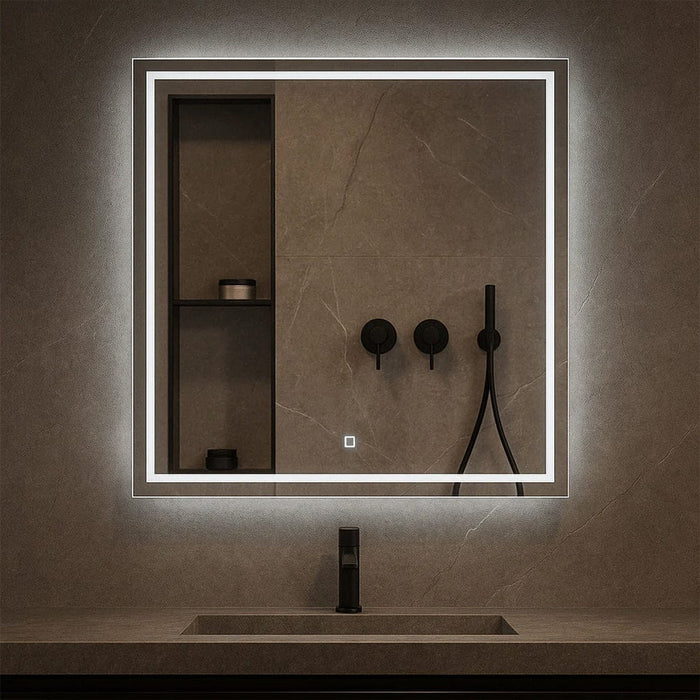 elevenpast LED mirror Frameless LED Mirror – 500x700mm PMM-1001N(LED-NC1)-N 0759649674836