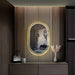 elevenpast LED mirror Oval Frameless LED Mirror 80x50cm PMM-2006N(LED) 0759649675161