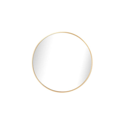 elevenpast Mirrors Gold / Small Laura Round Aluminium Mirror 3 Sizes - Black | Gold PMM-25001-GLD 0759649674881